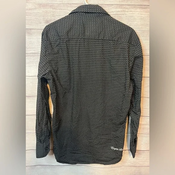 English Laundry Geometric Button-Down Shirt Medium - Picture 4 of 11